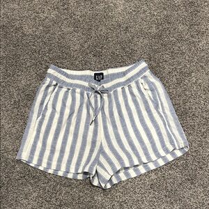 GAP Linen Striped Shorts S